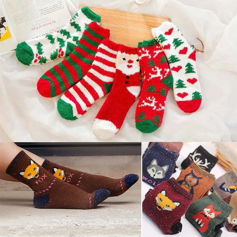 Candy Warm Lady Cute Winter Kawaii Thick Casual Women Socks Fluffy Terry Warm Socks Short Cotton Sox Female Christmas Sock
Candy Warm Lady Cute Winter Kawaii Thick Casual Women Socks Fluffy Terry Warm Socks Short Cotton Sox Female Christmas Sock
