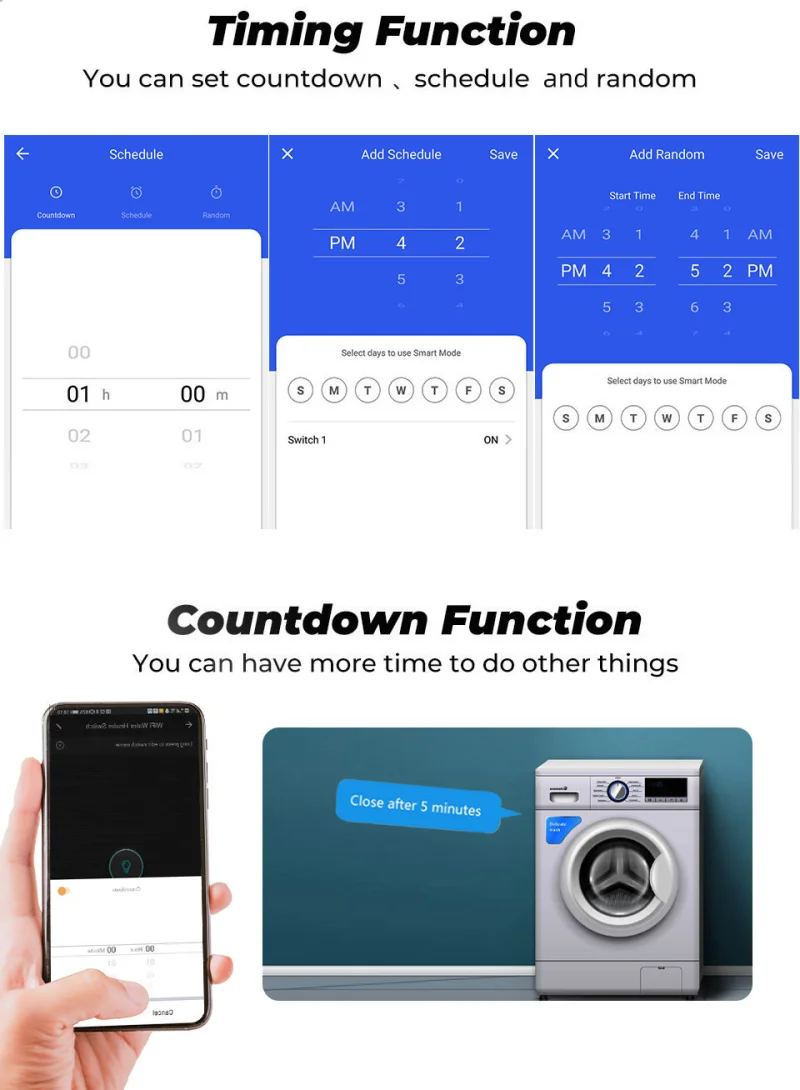 TUYA Wifi 20A High Power Switch Water Heater Smart Touch Switch Timing Remote Control Smart Life App Comtrol EU Switch
TUYA Wifi 20A High Power Switch Water Heater Smart Touch Switch Timing Remote Control Smart Life App Comtrol EU Switch