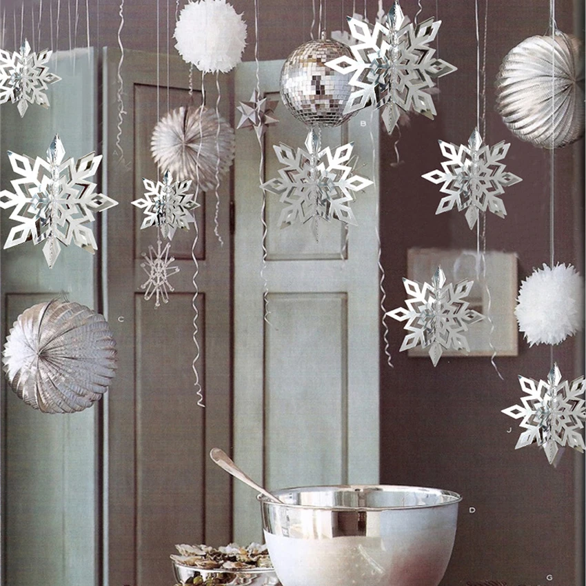 Qianxiaozhen 6pcs Snowflake Paper String for Wedding Decoration Mariage String Chain Birthday Party Decorations Kids
Qianxiaozhen 6pcs Snowflake Paper String for Wedding Decoration Mariage String Chain Birthday Party Decorations Kids