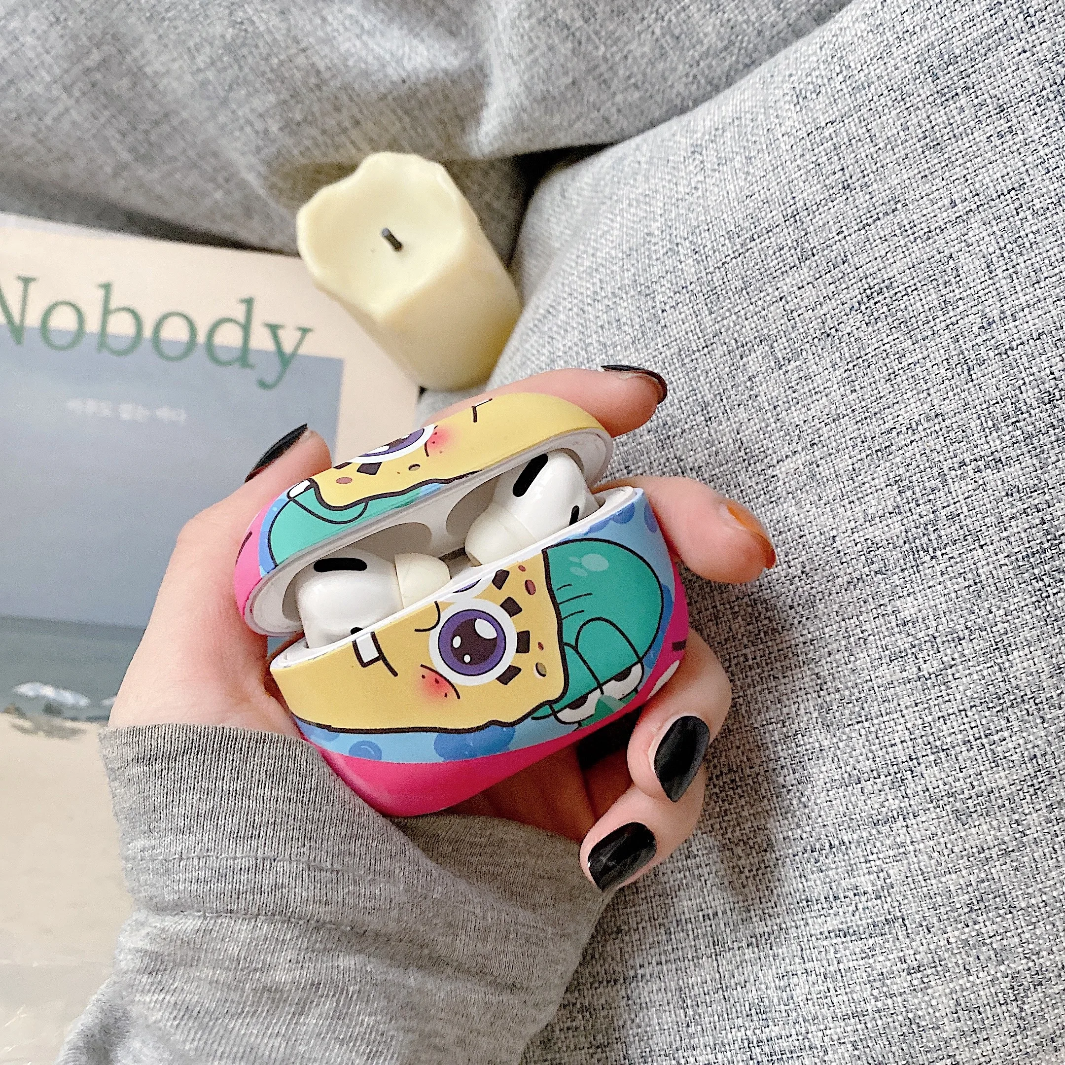 Мультяшный чехол для airpods, силиконовый чехол для airpods Pro, милый чехол для наушников 3D, чехол для наушников, защитный чехол для AirPods 2 1
Мультяшный чехол для airpods, силиконовый чехол для airpods Pro, милый чехол для наушников 3D, чехол для наушников, защитный чехол для AirPods 2 1