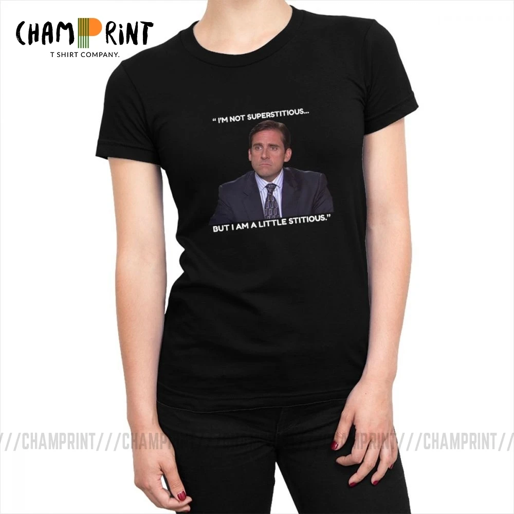 Michael Scott Little Stitious T Shirt for Women The Office Tops Tees Funny Ulzzang T-shirts Amazing Clothing Female Plus Size
Michael Scott Little Stitious T Shirt for Women The Office Tops Tees Funny Ulzzang T-shirts Amazing Clothing Female Plus Size