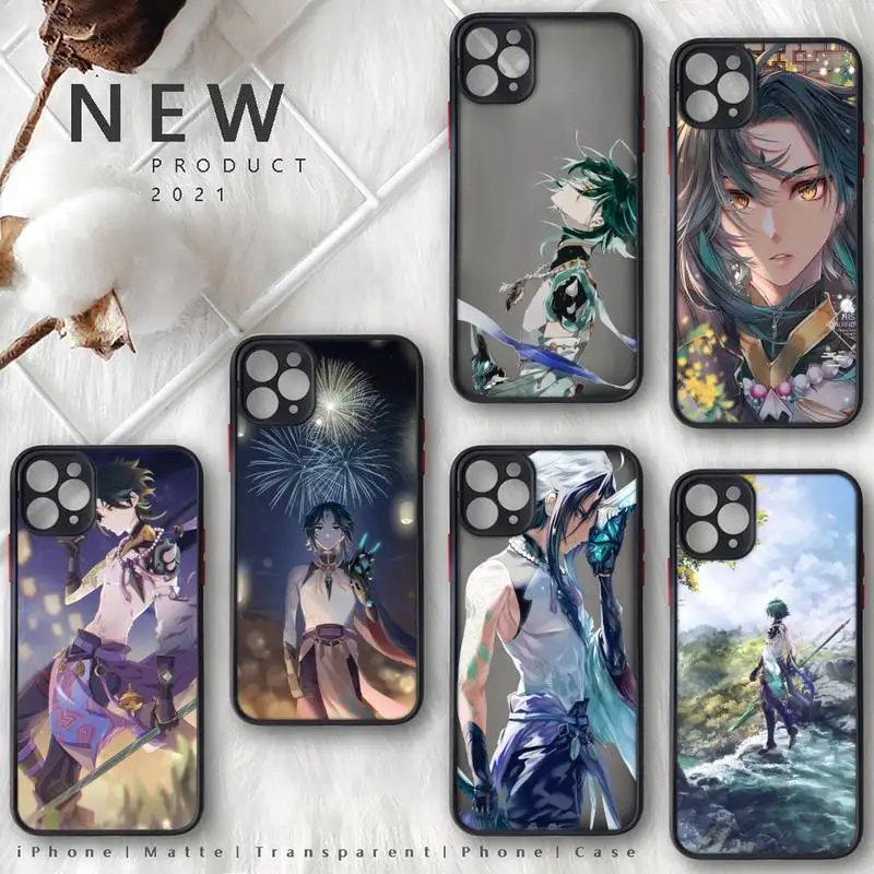 Genshin Impact Xiao Phone Case For iphone 13 12 11 8 7 plus mini x xs xr pro max matte transparent cover
Genshin Impact Xiao Phone Case For iphone 13 12 11 8 7 plus mini x xs xr pro max matte transparent cover