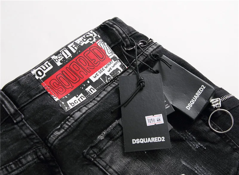2021 DSQ Brand Mens Jeans European Style Italian Brand DSQD2 Men's Straight Slim Jeans Letter Print Fashion High Street Jeans
2021 DSQ Brand Mens Jeans European Style Italian Brand DSQD2 Men's Straight Slim Jeans Letter Print Fashion High Street Jeans