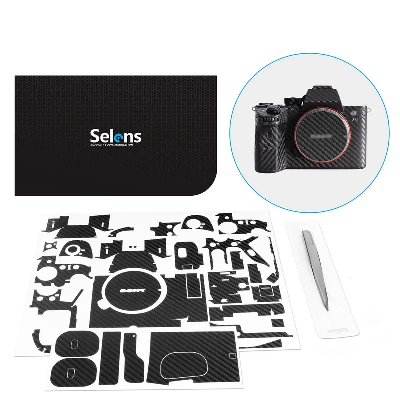 Комплект защитной пленки для камеры Selens 3M a7 iii a7riii a7m3 a7r3 клейкая наклейка с