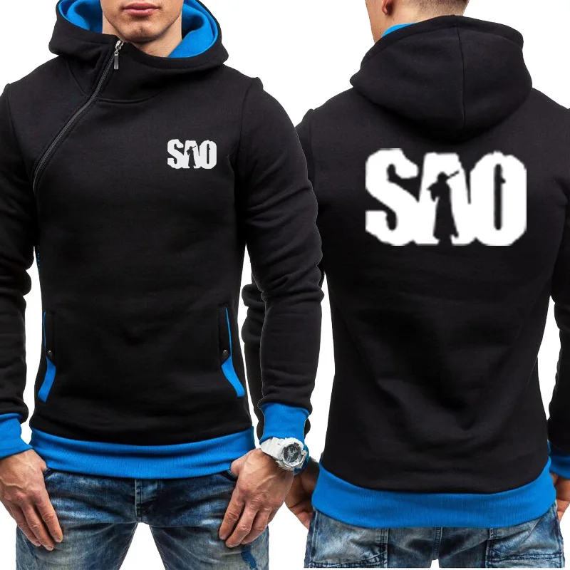 Hoodies Men SAO Sword Art Online Harajuku Hip Hop Sweatshirt Fleece Warm Zipper jacket Male Fashion Casual Tracksuit
Hoodies Men SAO Sword Art Online Harajuku Hip Hop Sweatshirt Fleece Warm Zipper jacket Male Fashion Casual Tracksuit