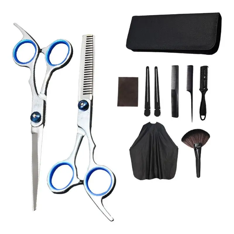 7/9/10 / 11Pcs Professional Hairdressing Kits Hair Cutting Accessories Barber Scissors Set Haircut Thinning Fluffy Shears Clippe
7/9/10 / 11Pcs Professional Hairdressing Kits Hair Cutting Accessories Barber Scissors Set Haircut Thinning Fluffy Shears Clippe
