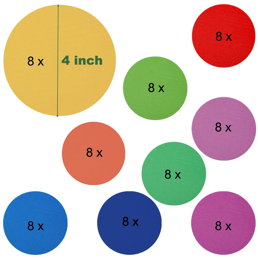 72pcs Round Carpet Spot Marker For Teacher Early Educational Classroom Sit Spots Carpet Markers Toy Gift Child Teaching Tool FDH
72pcs Round Carpet Spot Marker For Teacher Early Educational Classroom Sit Spots Carpet Markers Toy Gift Child Teaching Tool FDH