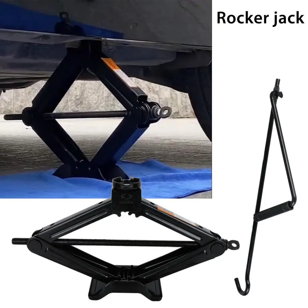 Time-saving Foldable Car Scissor Jack Hand-operated Horizontal Type 2-Ton Car Jack Car Tire Repair Tool With Thicker Steel Plate
Time-saving Foldable Car Scissor Jack Hand-operated Horizontal Type 2-Ton Car Jack Car Tire Repair Tool With Thicker Steel Plate