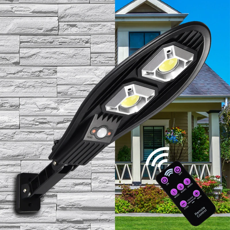 LED Solar Street Light Motion Sensor Wall Light Outdoor Waterproof Adjustable Angle Garden Street Solar Lamp with Remote Control
LED Solar Street Light Motion Sensor Wall Light Outdoor Waterproof Adjustable Angle Garden Street Solar Lamp with Remote Control
