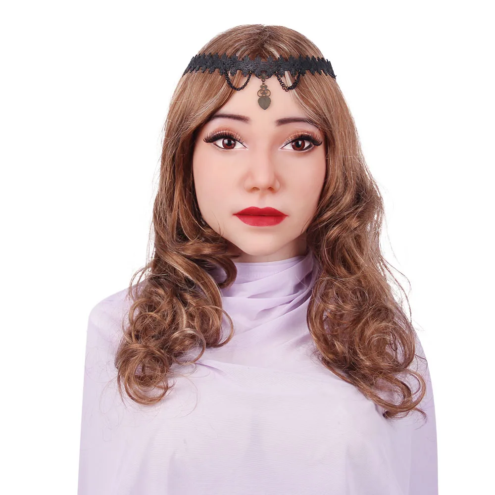 Full Head Realistic Silicone Sexy Lady Transgender Male To Female Cosplay Mask For Halloween Sissy Masquerade
Full Head Realistic Silicone Sexy Lady Transgender Male To Female Cosplay Mask For Halloween Sissy Masquerade