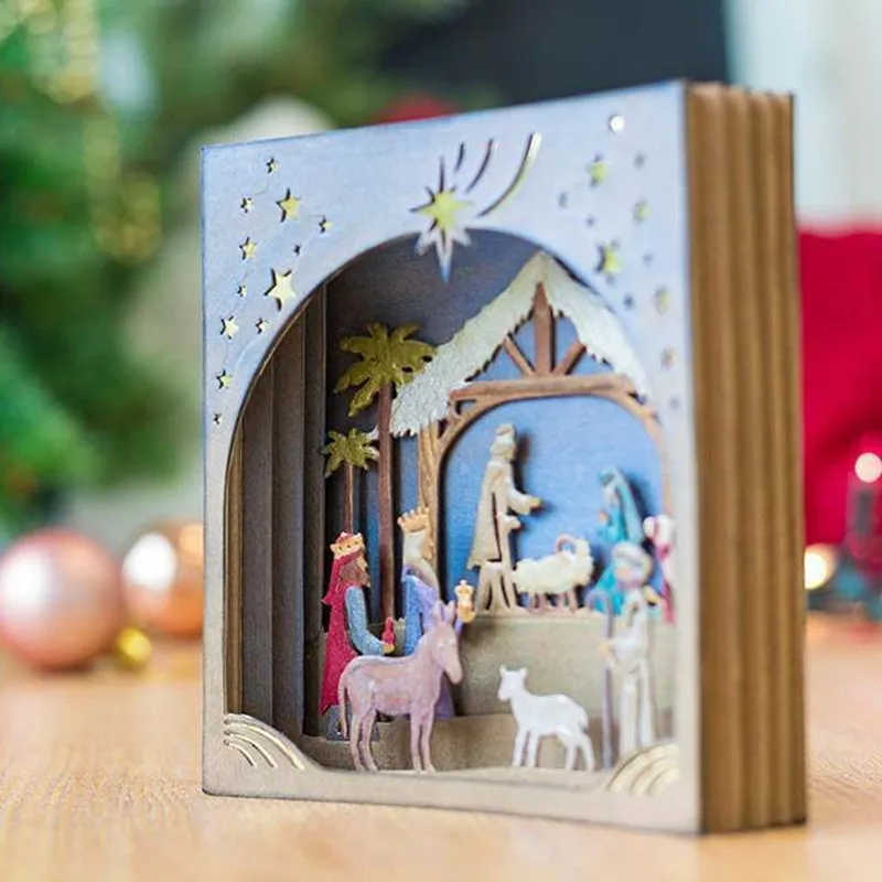 Christmas Nativity Scene Metal Cutting Dies for Scrapbooking New 2019 Craft Die Cut Card Making Embossing Stencil Photo Album
Christmas Nativity Scene Metal Cutting Dies for Scrapbooking New 2019 Craft Die Cut Card Making Embossing Stencil Photo Album