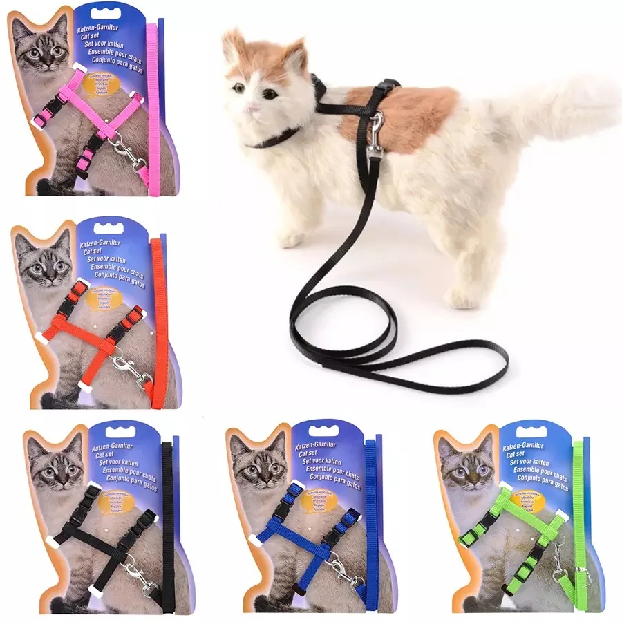 Pet Leash Cat Nylon I-Shaped Leash Chest Strap Adjustable Pet Cat Collar Set Dog Cat Accessories Pet Products
Pet Leash Cat Nylon I-Shaped Leash Chest Strap Adjustable Pet Cat Collar Set Dog Cat Accessories Pet Products