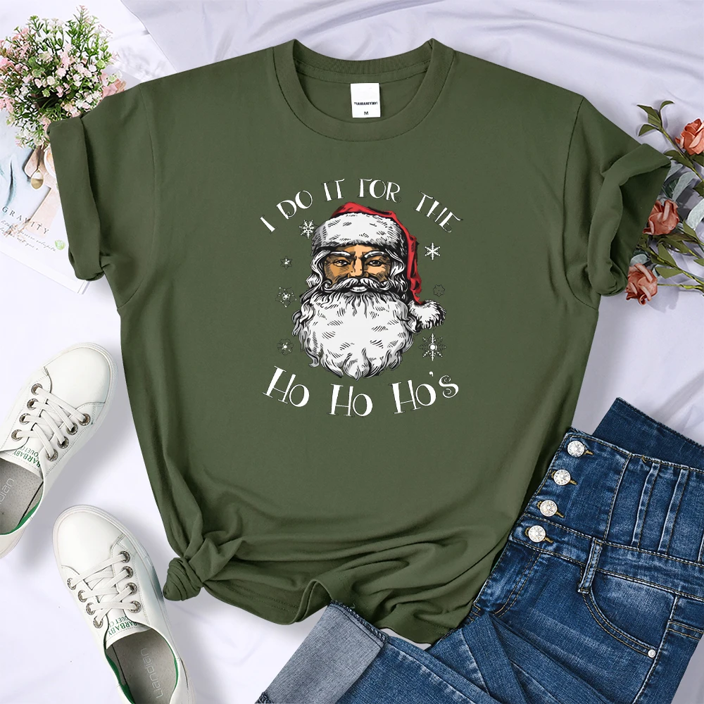 I Do It For The Ho Ho Ho Print Women T Shirts Soft Temperament Short Sleeve Summer o-neck Tops Retro High Quality Women T Shirt
I Do It For The Ho Ho Ho Print Women T Shirts Soft Temperament Short Sleeve Summer o-neck Tops Retro High Quality Women T Shirt