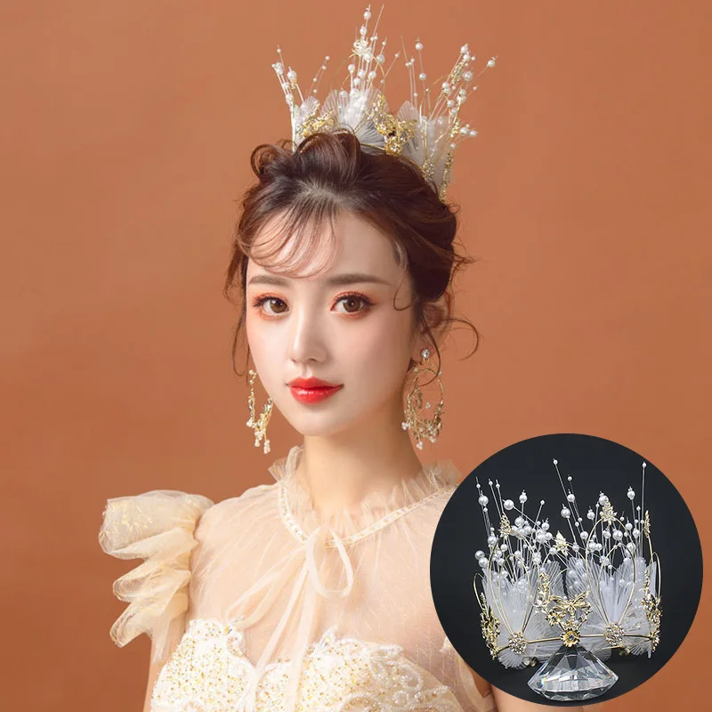 Net Yarn Headdress Round Cake Decoration Crown Baking Queen Hair Accessories Princess Birthday Positioning Beaded Accessories
Net Yarn Headdress Round Cake Decoration Crown Baking Queen Hair Accessories Princess Birthday Positioning Beaded Accessories