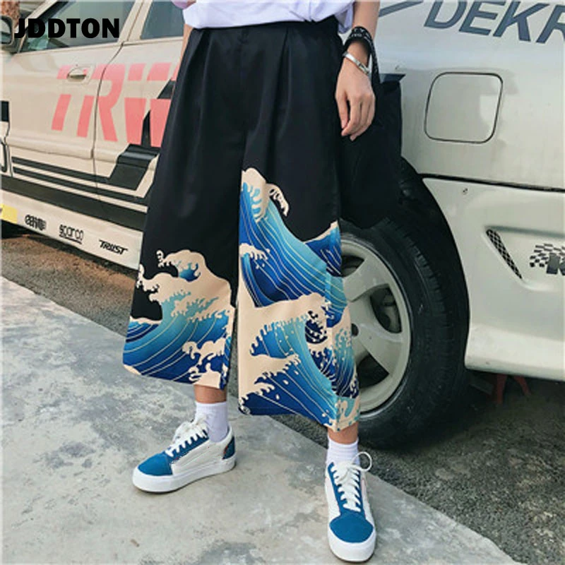 JDDTON Traditional Japanese Women Harem Wide Leg Pants Loose High Waist Kanagawa Print Trousers Casual Streetwear Female JE020
JDDTON Traditional Japanese Women Harem Wide Leg Pants Loose High Waist Kanagawa Print Trousers Casual Streetwear Female JE020