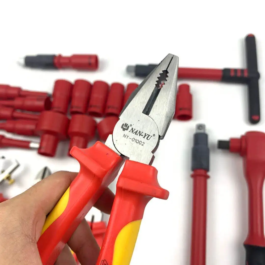 NY-GJCTPM 25 Piece High voltage insulation tools Electrical sleeve Insulated wrench set
NY-GJCTPM 25 Piece High voltage insulation tools Electrical sleeve Insulated wrench set