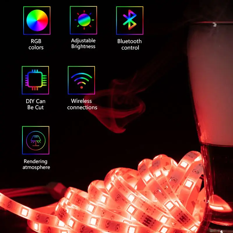 LED Strip Lights Waterproof Lamp RGB 5050 SMD 2835 WIFI Flexible Tape Diode luces led 5M 10M 15M 20M DC12V For Room Decor
LED Strip Lights Waterproof Lamp RGB 5050 SMD 2835 WIFI Flexible Tape Diode luces led 5M 10M 15M 20M DC12V For Room Decor