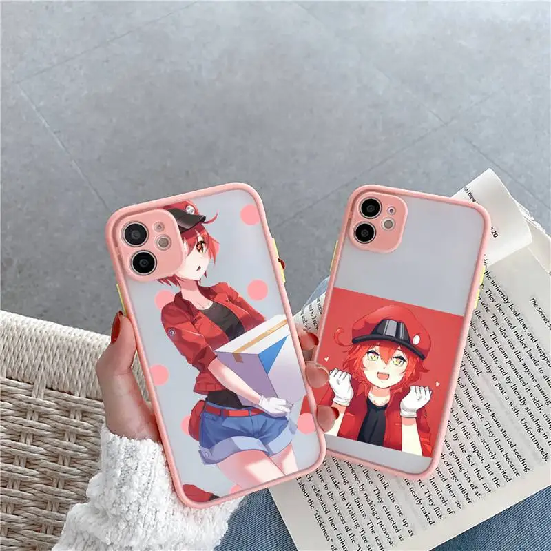 Red Blood Cell anime cartoon Phone Case For iPhone 12 11 Mini Pro XR XS Max 7 8 Plus X Matte transparent Pink Cover
Red Blood Cell anime cartoon Phone Case For iPhone 12 11 Mini Pro XR XS Max 7 8 Plus X Matte transparent Pink Cover