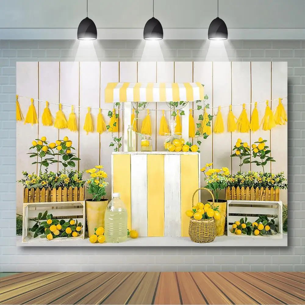 Lemonade Cake Smash Photography Backdrop Lemonade Stand Birthday Party Decor Summer Lemonade Girl Artistic Photo Background
Lemonade Cake Smash Photography Backdrop Lemonade Stand Birthday Party Decor Summer Lemonade Girl Artistic Photo Background