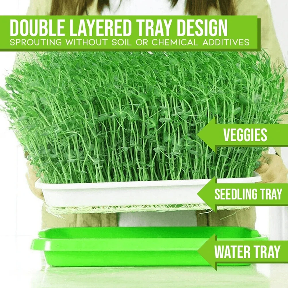 Double-layer Plastic Hydroponic Flower Basket Flower Plant Sprouting Box Paper Planting Sprout (gift 10 Sheets Of Nursery Paper)
Double-layer Plastic Hydroponic Flower Basket Flower Plant Sprouting Box Paper Planting Sprout (gift 10 Sheets Of Nursery Paper)