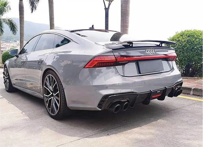 For Audi A7 S7 RS7 2019 2020 2021 Carbon Fiber Rear Bumper Diffuser Lip Spoiler High Quality Auto Accessories With Lamp
For Audi A7 S7 RS7 2019 2020 2021 Carbon Fiber Rear Bumper Diffuser Lip Spoiler High Quality Auto Accessories With Lamp