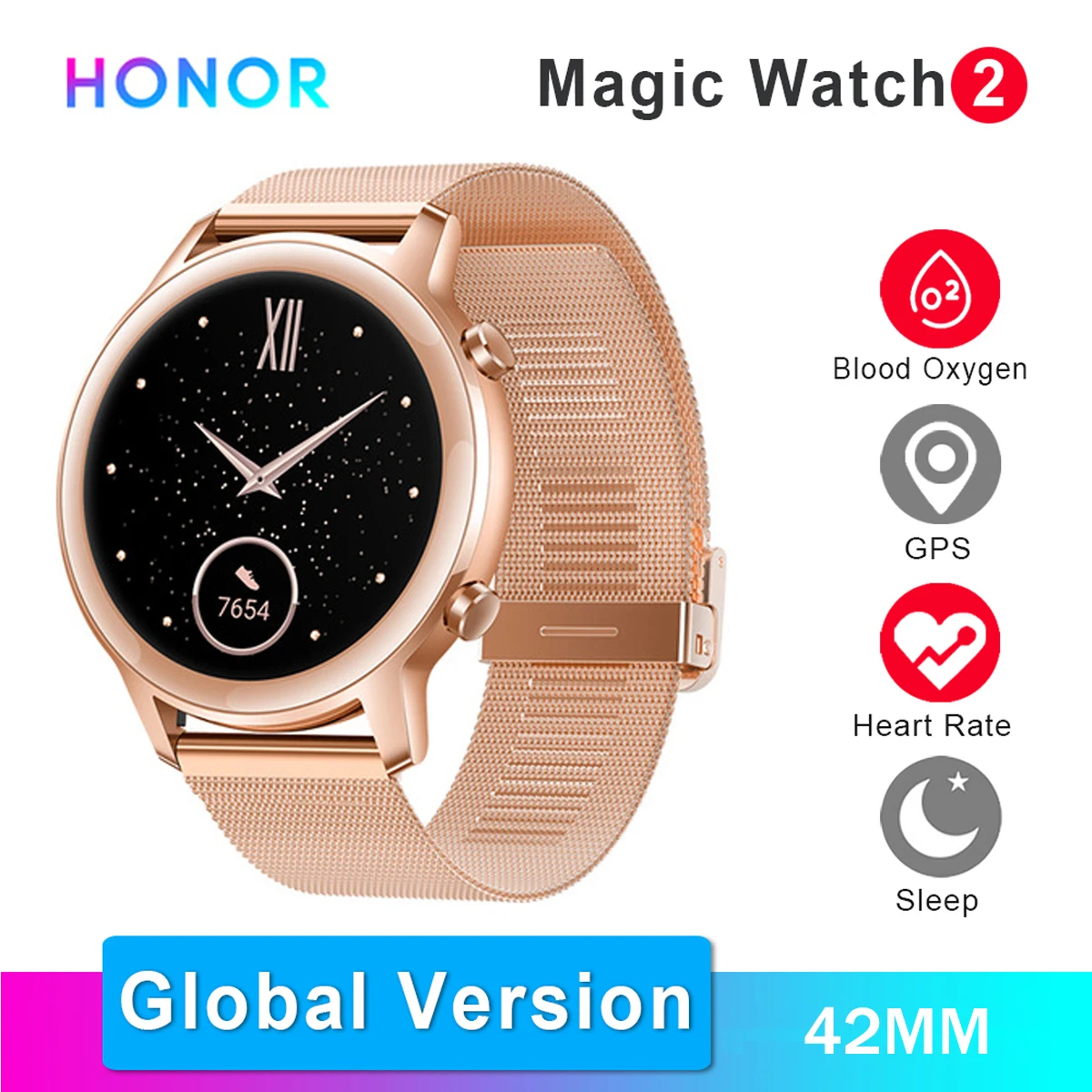 Смарт часы Huawei Honor Magic Watch 2 спортивные водонепроницаемые умные Bluetooth 15 уровень