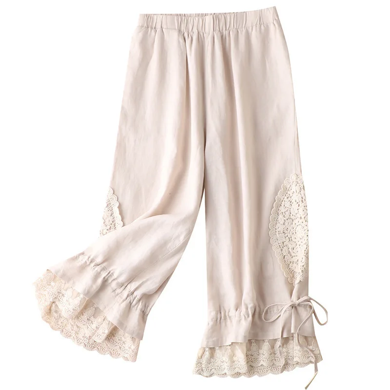 Shuchan Loose Pants Women French Linen Women Bottoms Pants Pijamas Women 2021 Sleepwear Pant Women
Shuchan Loose Pants Women French Linen Women Bottoms Pants Pijamas Women 2021 Sleepwear Pant Women