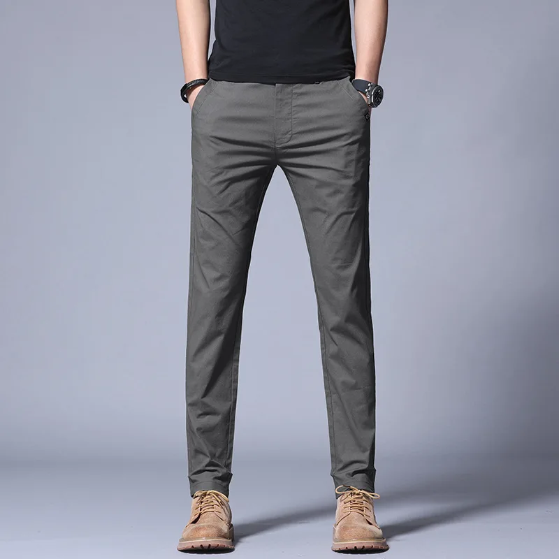 Versatile casual pants men's slim elastic Leggings youth straight pants Korean fashion men's pants thin pants summer
Versatile casual pants men's slim elastic Leggings youth straight pants Korean fashion men's pants thin pants summer