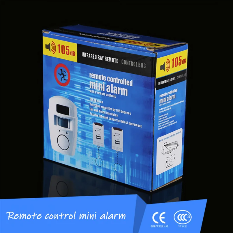 Home Security PIR MP Alert Infrared Sensor Anti-theft Motion Detector Alarm Monitor Wireless Alarm system+2 remote controller
Home Security PIR MP Alert Infrared Sensor Anti-theft Motion Detector Alarm Monitor Wireless Alarm system+2 remote controller