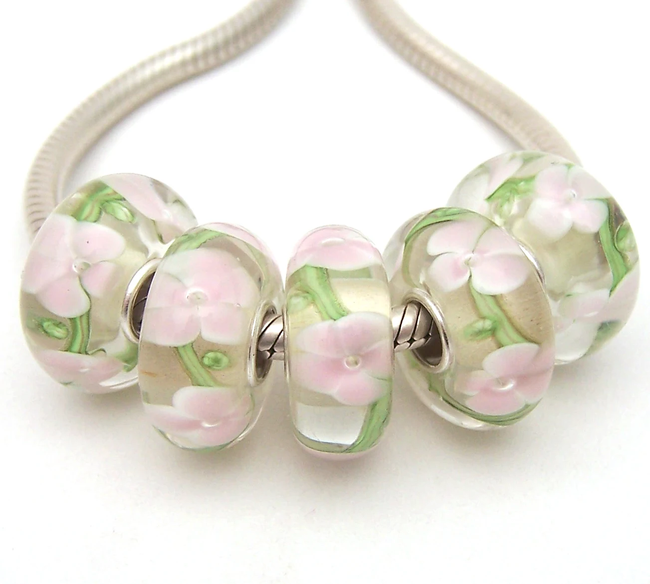 JGWGT 1300 5X 100% Authenticity S925 Sterling Silver Beads Murano Glass beads Fit European Charms Bracelet diy jewelry Lampwork
JGWGT 1300 5X 100% Authenticity S925 Sterling Silver Beads Murano Glass beads Fit European Charms Bracelet diy jewelry Lampwork