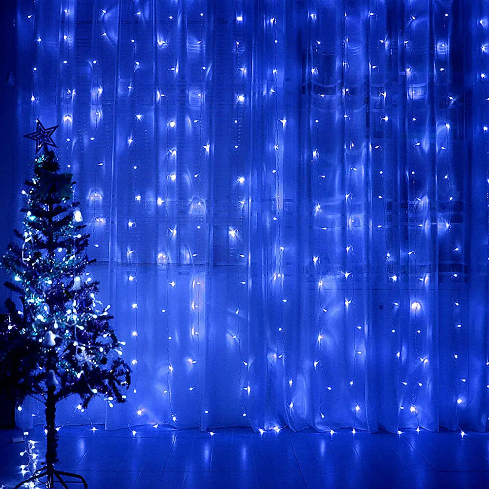 3M LED Fairy Lights Garland Curtain Lamp Remote Control USB String Lights New Year Christmas Decorations for Home Bedroom Window
3M LED Fairy Lights Garland Curtain Lamp Remote Control USB String Lights New Year Christmas Decorations for Home Bedroom Window