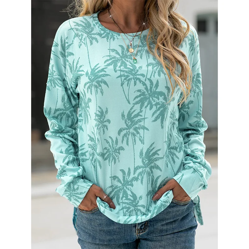 Green Coconut Tree Tong Ye Print Sweatshirt Women Oversized Loose Casual Hoodies Vintage Long Sleeve O Neck Fashion Clothes Fall
Green Coconut Tree Tong Ye Print Sweatshirt Women Oversized Loose Casual Hoodies Vintage Long Sleeve O Neck Fashion Clothes Fall