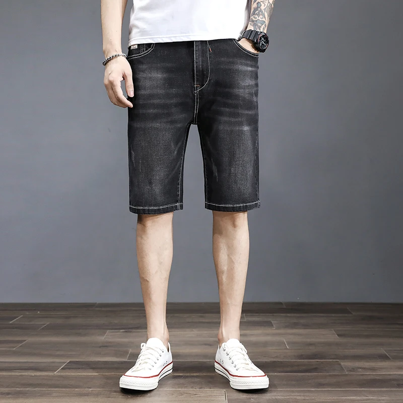 Summer thin Elastic Waist band Denim Shorts Mens Loose Plus Size Big 42 44 46 Large Size Shorts Casual Fat Male Jeans Bermuda
Summer thin Elastic Waist band Denim Shorts Mens Loose Plus Size Big 42 44 46 Large Size Shorts Casual Fat Male Jeans Bermuda