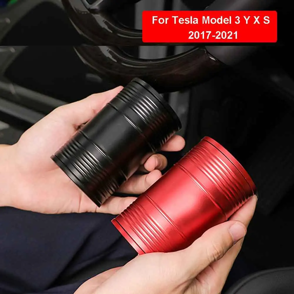 For Tesla Model 3 X S Stainless Steel Cup Holder Ashtray Tobacco Ash Tray Storage Cup Container Black Red
For Tesla Model 3 X S Stainless Steel Cup Holder Ashtray Tobacco Ash Tray Storage Cup Container Black Red