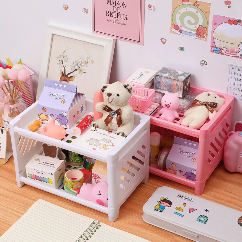 W&G Ins Double-layer Folding Storage Rack Storage for Cosmetics Jewelry Simple Household Desktop Organizer Bathroom Rack
W&G Ins Double-layer Folding Storage Rack Storage for Cosmetics Jewelry Simple Household Desktop Organizer Bathroom Rack