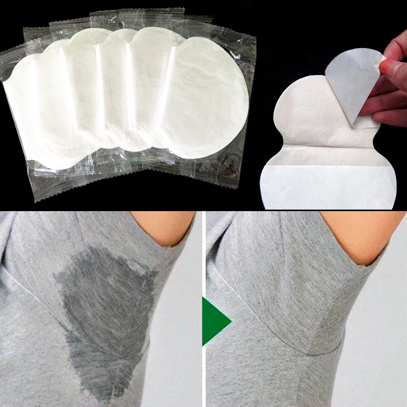 

18/26/36/40/44Pcs Disposable Anti Sweat Absorbing Pads Armpits Underarm Pads for Clothing Linings Stickers Perspiration Gasket