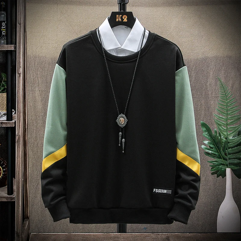 SFABL New Fashion Patchwork Color Sweatshirt Men's Hoodies Spring Autumn Hoody Casual Streetwear Sweatshirt Black Yellow Tops
SFABL New Fashion Patchwork Color Sweatshirt Men's Hoodies Spring Autumn Hoody Casual Streetwear Sweatshirt Black Yellow Tops