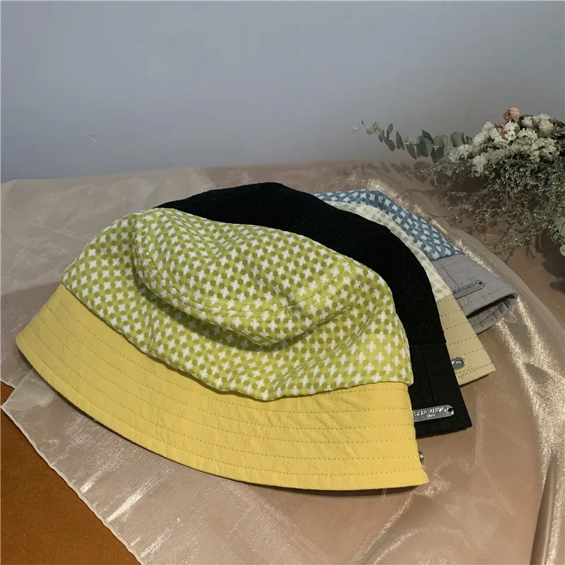 202104-2509101 new Japanese style plaid Cotton breathable leisure lady bucket cap women fishermen hat
202104-2509101 new Japanese style plaid Cotton breathable leisure lady bucket cap women fishermen hat