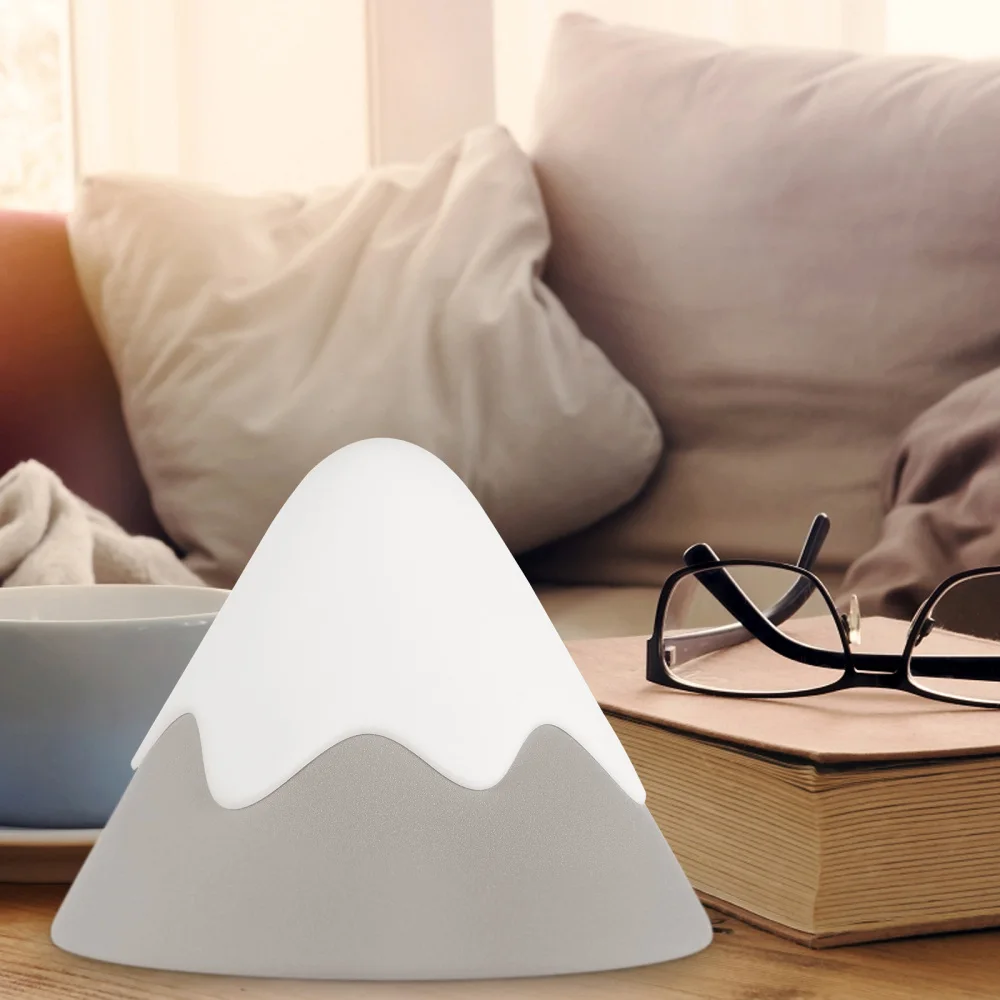 Uonlytech Snow Mountain Lamp Rechargeable LED Night Light Tap Squeeze Control Nursery Lamp (Light Grey)
Uonlytech Snow Mountain Lamp Rechargeable LED Night Light Tap Squeeze Control Nursery Lamp (Light Grey)