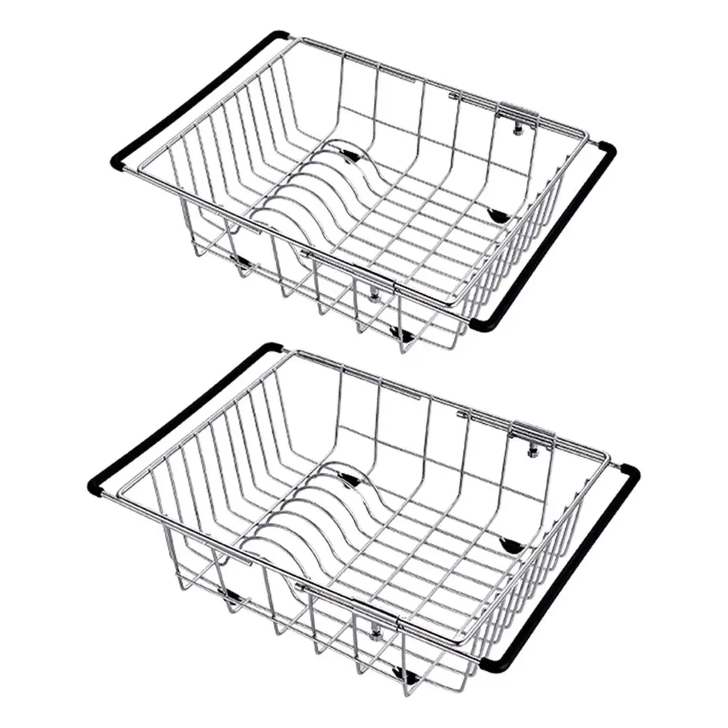 Rustproof Stainless Steel Dish Drying Rack Sink Or Counter Cutlery Cup Fruits Vegetables Utensil Holder Tray Drainer
Rustproof Stainless Steel Dish Drying Rack Sink Or Counter Cutlery Cup Fruits Vegetables Utensil Holder Tray Drainer