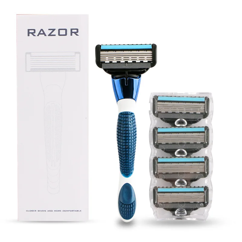 Cartridges Shaver-Razor 1 Handle & 4 Cartridges(4 layer blades) Manual Razor Shaver For Men
Cartridges Shaver-Razor 1 Handle & 4 Cartridges(4 layer blades) Manual Razor Shaver For Men
