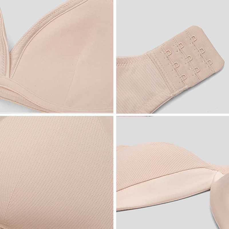 Women Stitching Bra Push Up Wireless Thin Ladies Lingerie Triangle Cup Padded Bras Comfortable Wireless Simple V Neck Underwear
Women Stitching Bra Push Up Wireless Thin Ladies Lingerie Triangle Cup Padded Bras Comfortable Wireless Simple V Neck Underwear