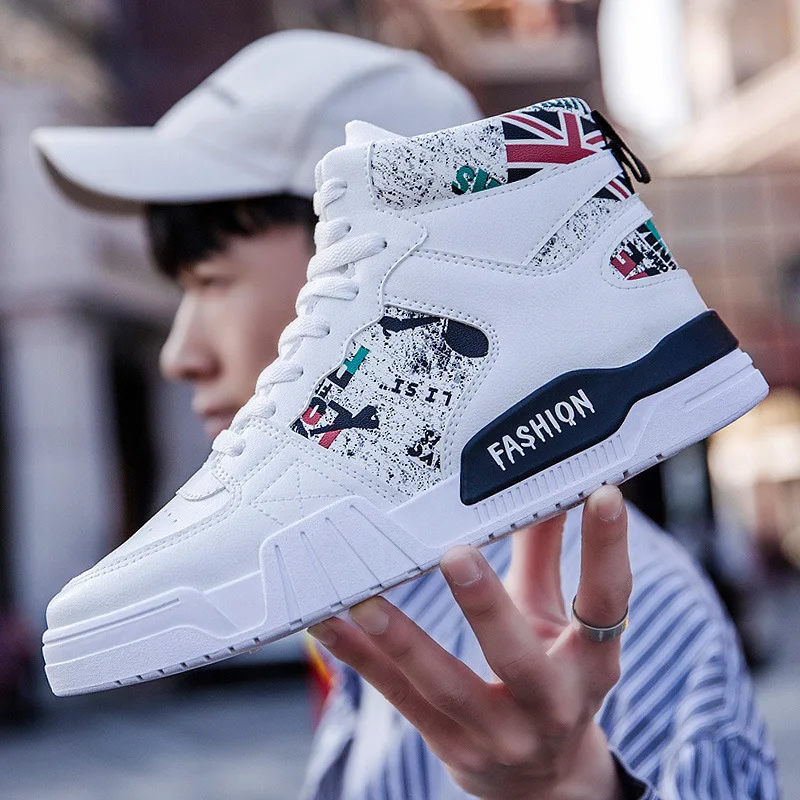 New Spring Hight-top Stylish Men Sneakers Buckles Versatile Leather Casual Shoes Letters Driving Moccasin Zapatos Hombre
New Spring Hight-top Stylish Men Sneakers Buckles Versatile Leather Casual Shoes Letters Driving Moccasin Zapatos Hombre