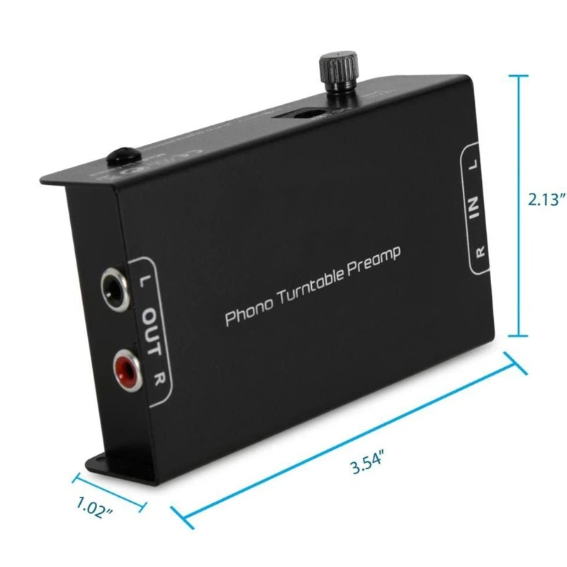 PP900 Ultra-Compact Phono Preamp Preamplifier RCA Input Output Signal Amplifier H3CA
PP900 Ultra-Compact Phono Preamp Preamplifier RCA Input Output Signal Amplifier H3CA