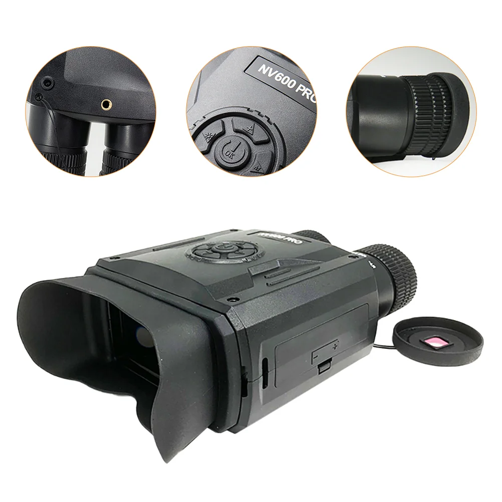 Dual-tube Night Vision Device Digital Night Vision Device for Outdoor Use without Battery (Black)
Dual-tube Night Vision Device Digital Night Vision Device for Outdoor Use without Battery (Black)