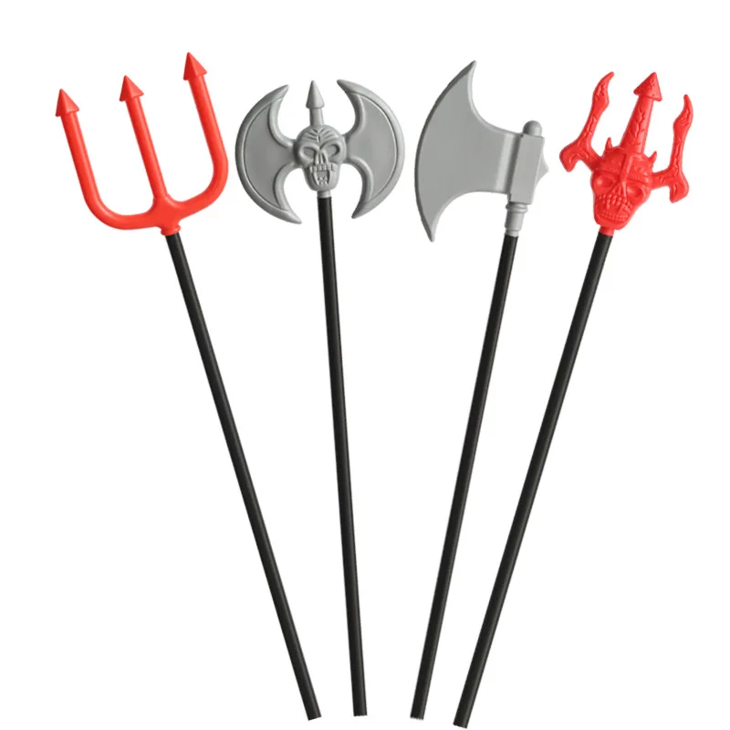 Christmas Halloween Party Weapons and Equipment Dance Plastic Ghost Festival Red Trident Ax Props About 48x12cm
Christmas Halloween Party Weapons and Equipment Dance Plastic Ghost Festival Red Trident Ax Props About 48x12cm