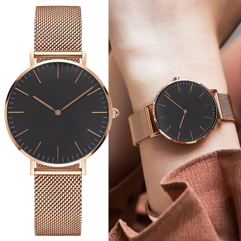Luxury Brand Women Watches Fashion Stainless Steel Strap Quartz Wrist Watch Ultra-thin Ladies Dress Watch Men Watches Clock Gift
Luxury Brand Women Watches Fashion Stainless Steel Strap Quartz Wrist Watch Ultra-thin Ladies Dress Watch Men Watches Clock Gift