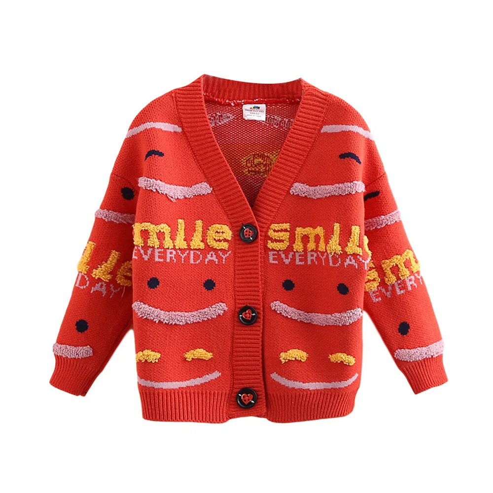 Girl Sweater Kids Cardigan Winter Clothes Letter Sweater Children's Cardigan Sweater V-Neck Baby Girl Clothes Clothing 
Girl Sweater Kids Cardigan Winter Clothes Letter Sweater Children's Cardigan Sweater V-Neck Baby Girl Clothes Clothing