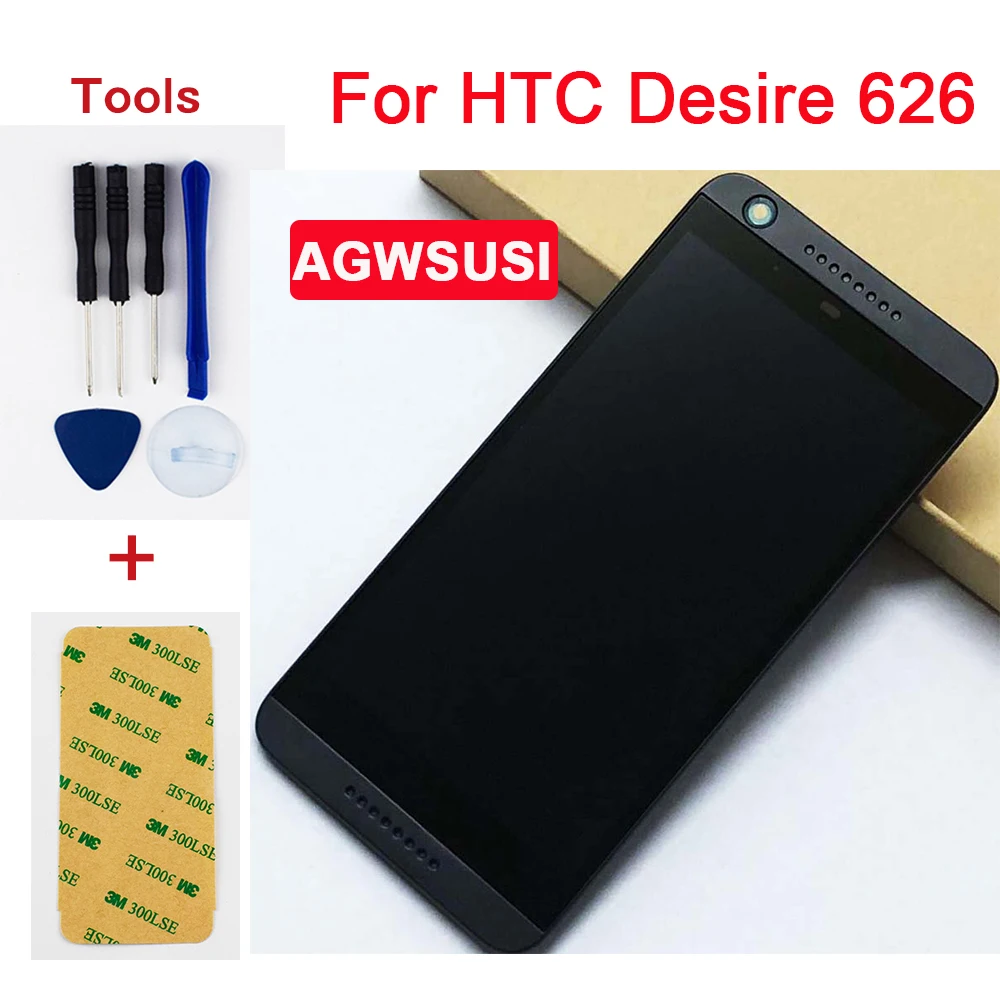 Для HTC Desire 626 626G Полный сенсорный экран дигитайзер Сенсорное стекло + ЖК дисплей