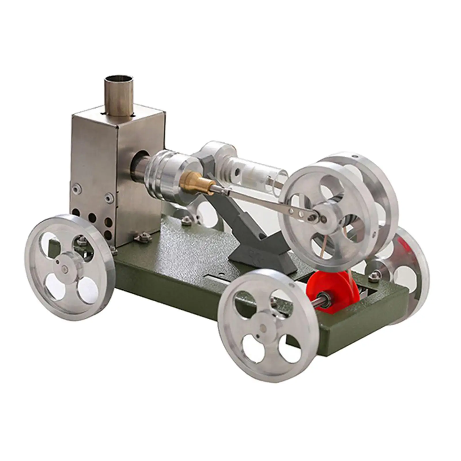 Stirling Engine Motor Steam Heat, Education Model, Stirling Car, gift toys
Stirling Engine Motor Steam Heat, Education Model, Stirling Car, gift toys